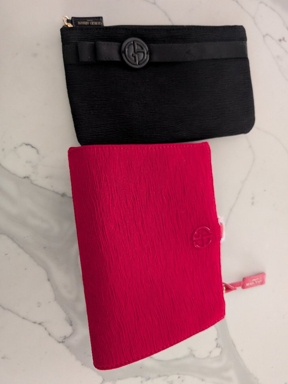 Giorgio Armani beauty pouches set of two